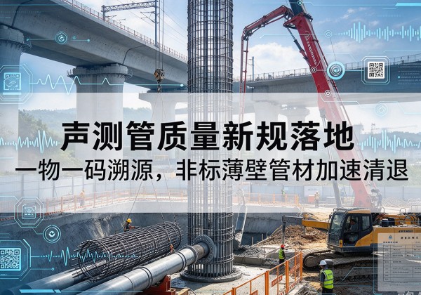 秀屿声测管质量新规落地，一物一码溯源，非标薄壁管材加速清退